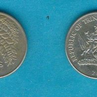 Trinidad Tobago 25 Cents 2005