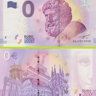 0 Euro Schein 300 Jahre Herkules (Belem) XEJF 2017-2 selten Nr 13908