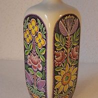 Viereckige Ulmer - Keramik Flasche / Vase, W. Germany 60/70ger J.
