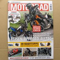 Motorrad 1/2018 Panigale V4 Winterfluchtziele Speed Twin Tenere 700 KTM790 Adventure