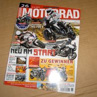 Motorrad 26/2011 Dauertestkatastrophe BMW S 1000 RR Fireblade NC 700 X Versys