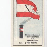 Massary Reedereiflaggen Hochseefischerei Niedersachsen AG Bremerhaven Nr 144