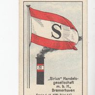 Massary Reedereiflaggen Sirius Handelsgesellschaft m.b.H. Bremerhaven Nr 147
