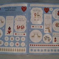 Stickerbogen - 32 Weihnachtssticker Herz - 32 Sticker - Nivea #