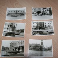 6 Original-Fotos "VENEDIG", schwarz/ weiß