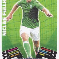 Werder Bremen Topps Match Attax Trading Card 2012 Niclas Füllkrug Nr.34