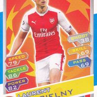 Arsenal London Topps Trading Card Champions League 2016 Laurent Koscielny ARS 5