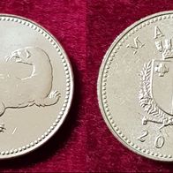 14360(2) 1 Cent (Malta / Wiesel) 2004 in unc- .............. * * * Berlin-coins * * *