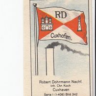 Massary Reedereiflaggen Robert Dohrmann Nachf. Inh. Chr. Koch Cuxhaven Nr 342