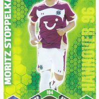 Hannover 96 Topps Match Attax Trading Card 2010 Moritz Stoppelkamp Nr.104