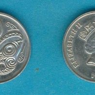 Neuseeland New Zealand 10 Cents 1988