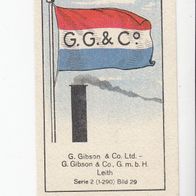 Massary Reedereiflaggen G. Gibson & Co Ltd Leith Nr 29