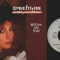 Gloria Estefan Betcha say that, Vinyl Single 7" 1987 Epic CBS wie neu