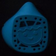 Playmobil Mund - Nasen Maske Blau Grösse L