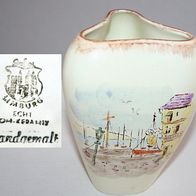 Staffel Limburg Echt Dom Keramik handbemalt Vase aus den 1950er Jahren