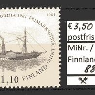 Finnland 1981 Internationale Briefmarkenausstellung MiNr. 880 postfrisch