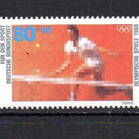 Bund BRD 1988, Mi. Nr. 1354, Sporthilfe, postfrisch #16798