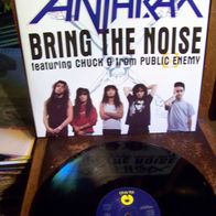Anthrax feat. Chuck D - 12" Bring the noise / I am the law (´91 remix ) - 1a !
