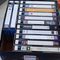 13 gebrauchte VHS Videos zum Wiederbespielen / bespielt mit Horror / Science Fiction