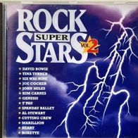 Rock Super Stars Vol.2" Bowie/ Turner/ Cocker/ Genesis - Rock-CD / guter Zustand !
