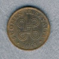 Finnland 1 Penni 1969