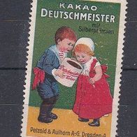 alte Reklamemarke - Deutschmeister-Kakao - Dresden (204)