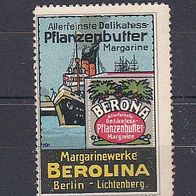alte Reklamemarke - Berona - Pflanzenbutter-Margarine (212)