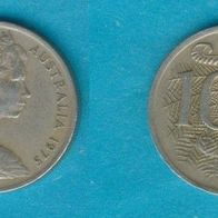 Australien 10 Cents 1975