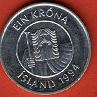 Island 1 Krona 1994