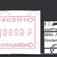 Finnland 1988 Automatenmarken Freimarke MiNr. 3 postfrisch