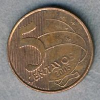 Brasilien 5 Centavos 2005