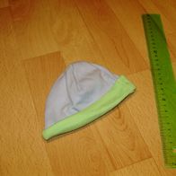 Puppen Kleidung Baby Born 40- 45 cm Mütze hellblau hellgrün wie neu