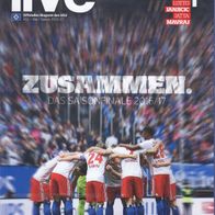 Hamburger SV Stadionheft HSV live Nr.11 Mai Jahrgang 2016/2017