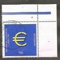 Briefmarke BRD: 2002 - 0,56 € - Michel Nr. 2234 + Ecke