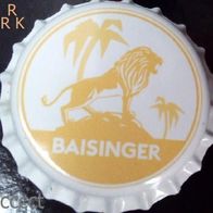 Baisinger Bier Teufel Brauerei Kronkorken 2021 gelb mit Löwe neu in unbenutzt