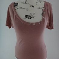 tolles Top Shirt rosa Fledermausärm in Größe S 36 von H & M