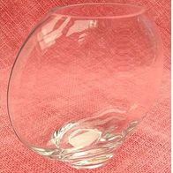 Glas-Vase von Flirt - ovale Form - Länge ca. 13,5 cm