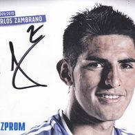 FC Schalke 04 Autogrammkarte 2009 Carlos Zambrano