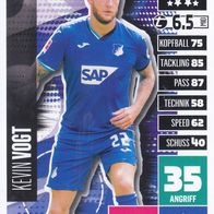 TSG Hoffenheim Topps Match Attax Trading Card 2020 Kevin Vogt Nr.457