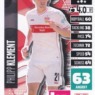 VFB Stuttgart Topps Match Attax Trading Card 2020 Philipp Klement Nr.489
