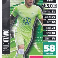 VFL Wolfsburg Topps Trading Card 2020 Paulo Otavio Nr.492