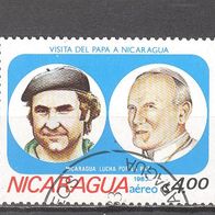 Nicaragua, 1983, Mi. 2373, Papst Johannes Paul II., 1 Briefm., gest.