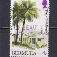 Bermuda, 1973, Mi. 287, Bäume, Palmen, 1 Briefm., gest.