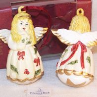 2 Villeroy & Boch - Festive Ornaments - Engel-Figuren