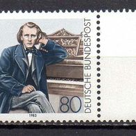 Bund BRD 1983, Mi. Nr. 1177, Johannes Brahms, postfrisch #17071