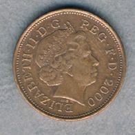 Großbritannien 2 Pence 2000