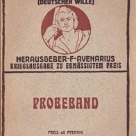 Kunstwart (Deutscher Wille) Kriegsausgabe - Probeband 1918