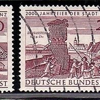 Bundesrepublik Deutschland Mi. Nr. 375 - 3fach - 2000 Jahre Mainz o <