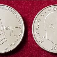14350(2) 10 Kroner (Norwegen / 100 J. Wahlrecht) 2013 UNC * * * Berlin-coins * * *