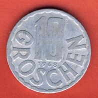 Österreich 10 Groschen 1968